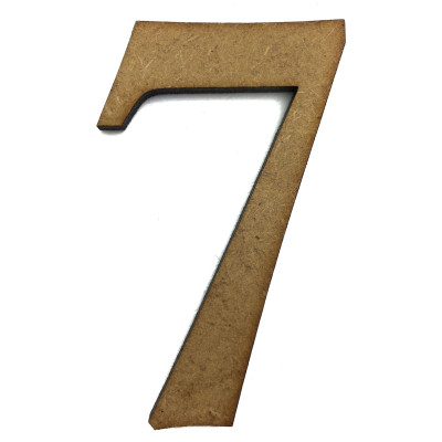 Цифра 7 ДВП 5.5*3.5
