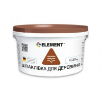 Шпаклівка для деревини ELEMENT 0.35кг біла