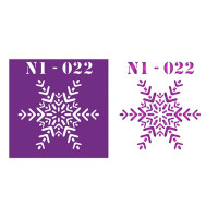 Трафарет  пластик прозрачный 8*9 N1-022
