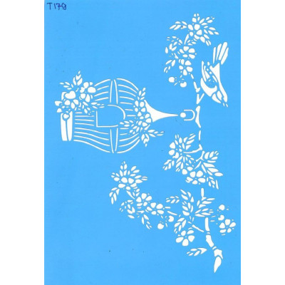 Трафарет  пластик Т179 15*20