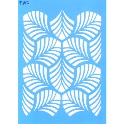 Трафарет  пластик T105 10*15