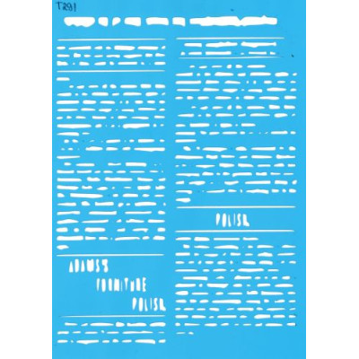 Трафарет  пластик Т291 15*20