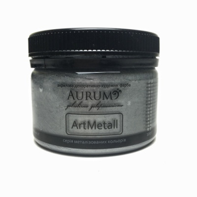 Фарба акрил. металік Aurum 100г срібло темне