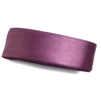 Стрічка (атлас/органза) 2.5см -2м сливовий
