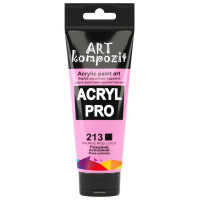 Фарба  Acryl PRO ART 75мл рожевий основний 213