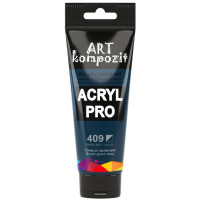 Фарба  Acryl PRO ART 75мл синьо-зелений 409