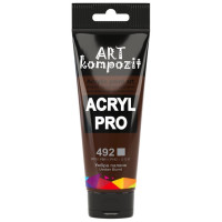 Фарба  Acryl PRO ART 75мл умбра палена 492
