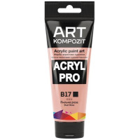 Фарба  Acryl PRO ART 75мл пильна роза В17