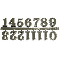 Цифри арабські срібло 20мм А-30