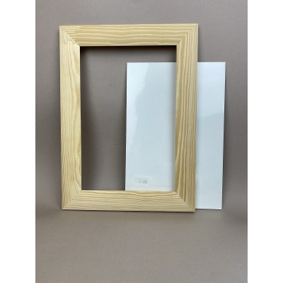 Рамка 20*30 шир. проф.4см+ ДВП грунтоване