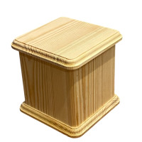 Коробка для сипучих з сосни 15*15*15