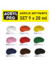 Набір фарб  Acryl PRO ART 9*20мл