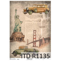Бумага рисовая ITD A4 - R1135
