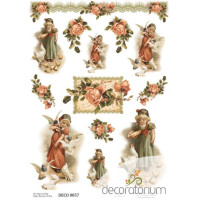 Бумага рисовая Decoratorium A4 - DECO0057