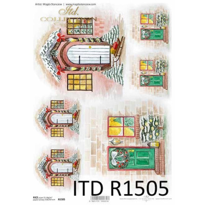 Бумага рисовая ITD A4 - R1505
