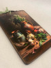 Дошка букова 20*30 з металевою ручкою