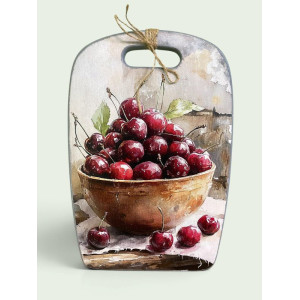 Дошка букова - бочечка 20*30
