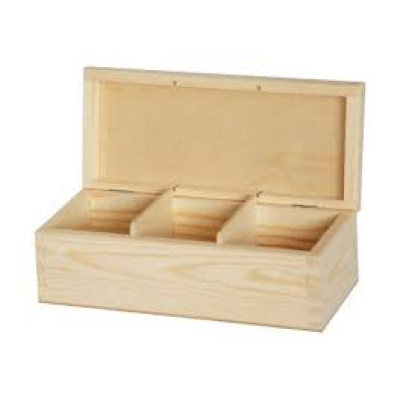 Коробка чайна на 3 відділи (П) 21*9.5*7.5