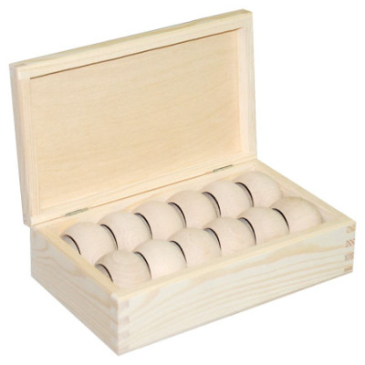 Комплект 12 кілець + коробка (П) 21*12,5*6,3