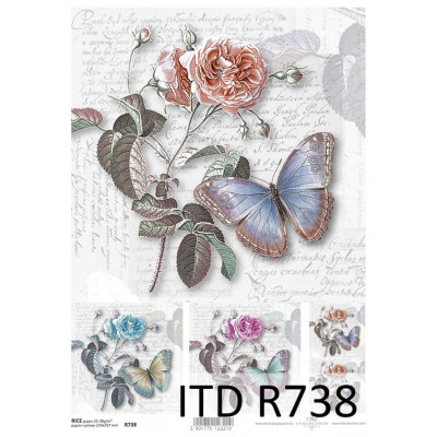 Бумага рисовая ITD A4 - R738